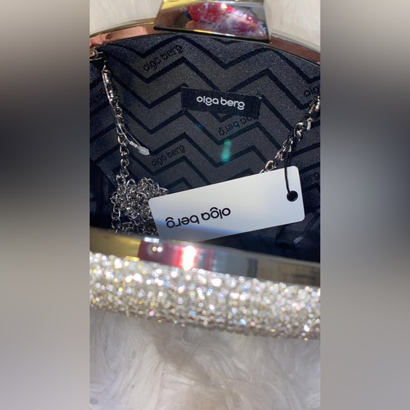 Olga Berg Bria Crystal Fringe Clutch - Picture 11 of 11